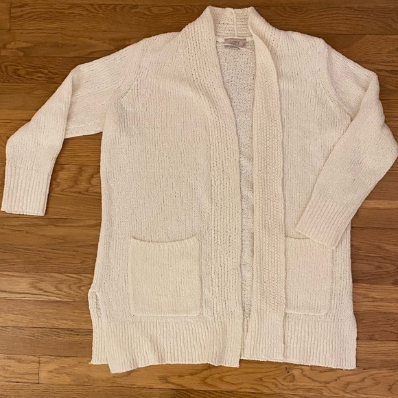 LOFT White Cardigan - Picture 2 of 5